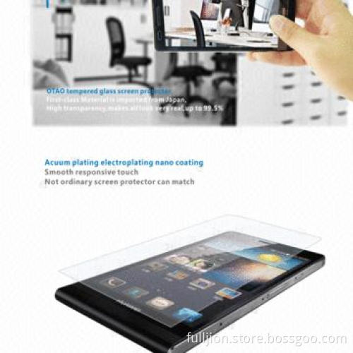 9h 0.15mm 0.2mm 2.5D curved edge round angle tempered-glass screen protector for Huawei p6